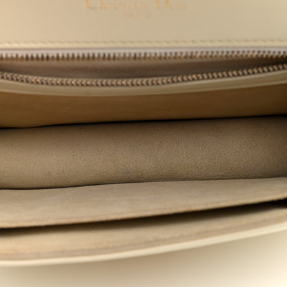 Christian Dior Lambskin Studded Small Diorama Flap Bag Latte