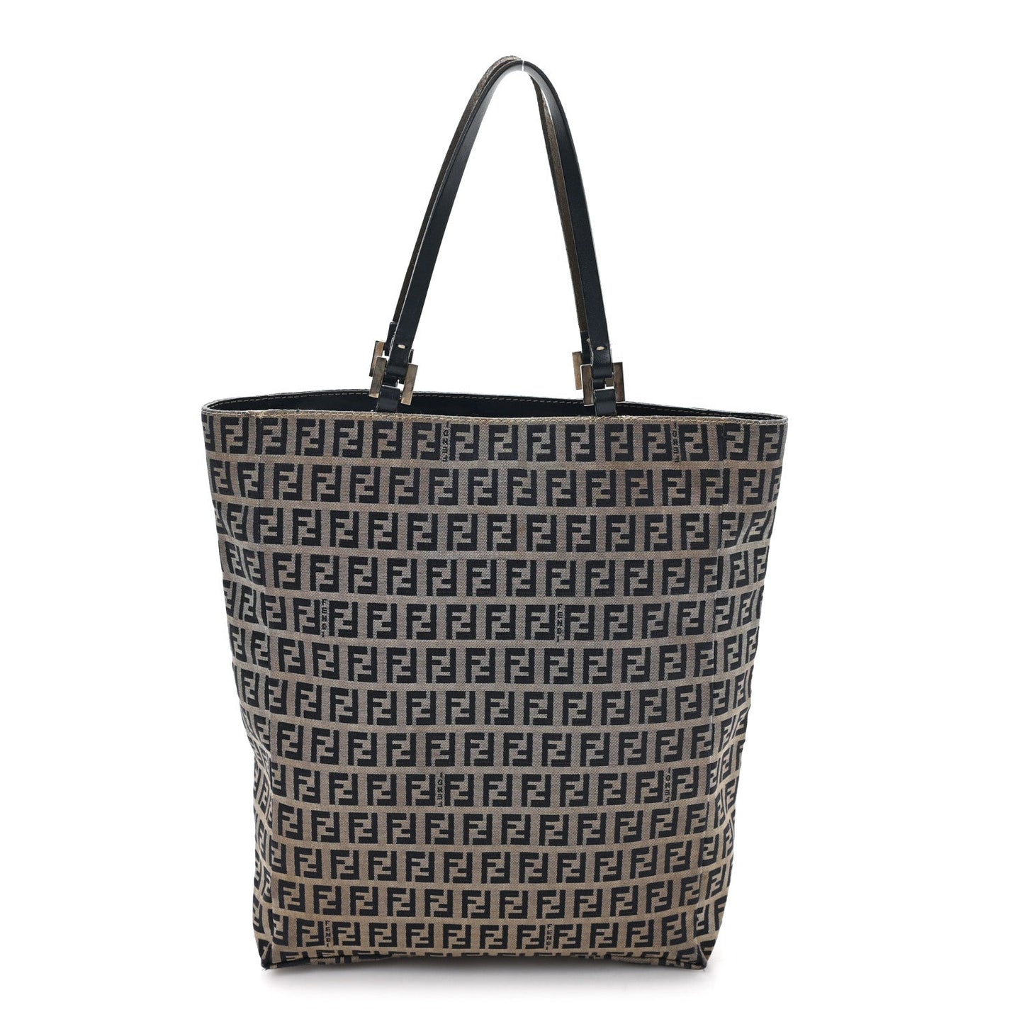 Fendi Zucchino Shopping Tote Navy