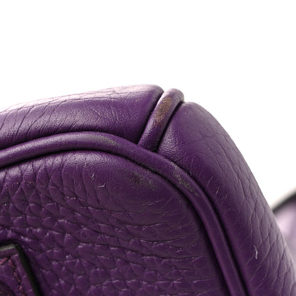 Hermes Taurillon Clemence Birkin 35 Ultraviolet