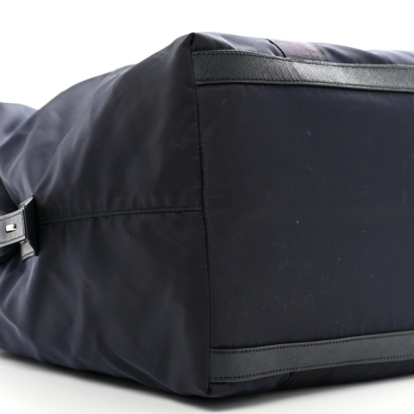 Prada Re-Nylon Saffiano Duffle Bag Navy
