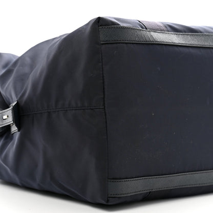 Prada Re-Nylon Saffiano Duffle Bag Navy