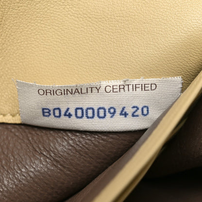 Bottega Veneta Nappa Intrecciato Continental Flap Wallet New Sand