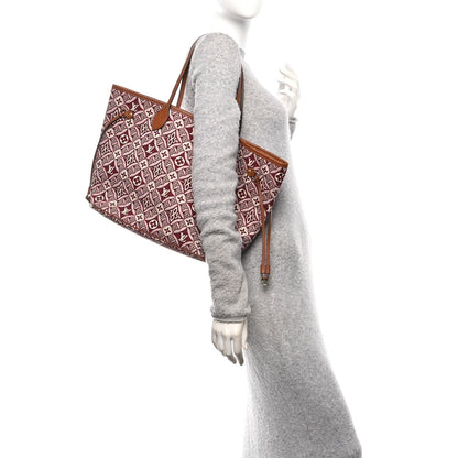 Louis Vuitton Jacquard Since 1854 Neverfull MM Bordeaux