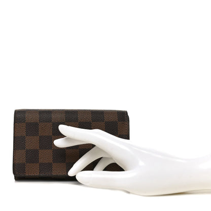 Louis Vuitton Damier Ebene Porte-Monnaie Billets Tresor Wallet