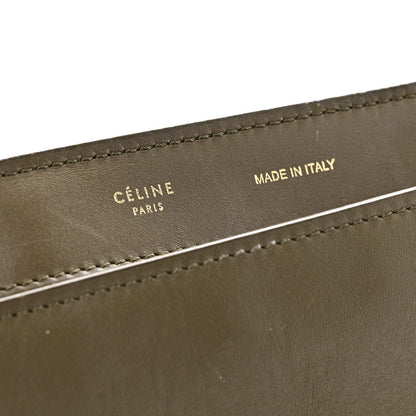Celine Bullhide Smooth Calfskin Suede Medium Tri-Color Trapeze White Multicolor