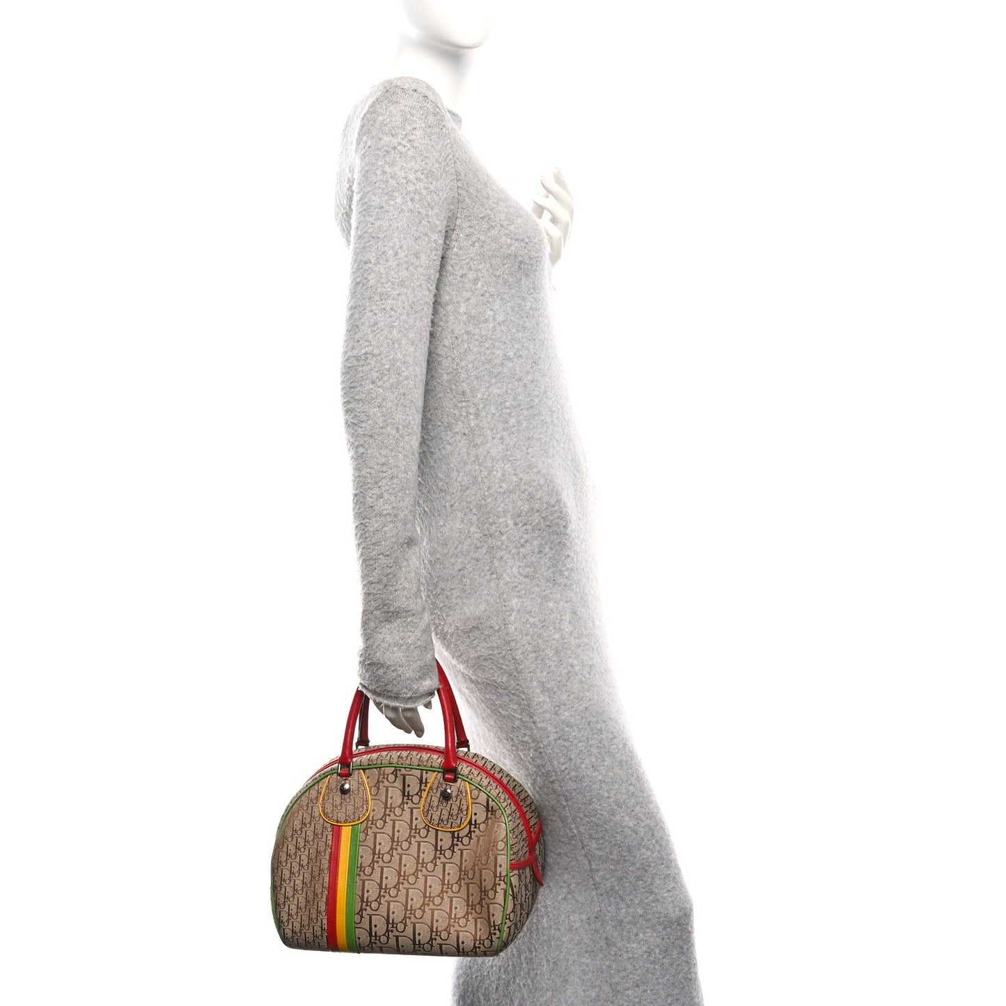 Christian Dior Monogram Rasta Bowler Beige