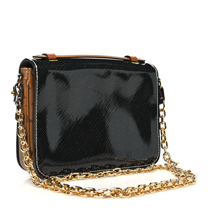 Louis Vuitton Shiny Epi Reverse Monogram Pochette Metis Mini Marine