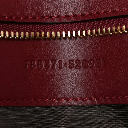 Gucci Calfskin Matelasse Large Horizontal GG Marmont Shoulder Bag Black
