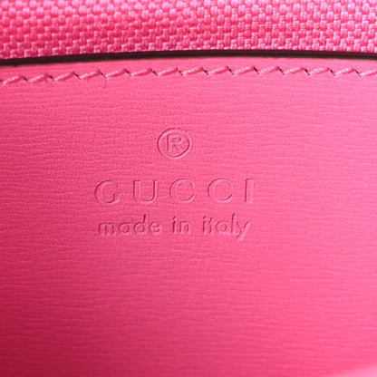 Gucci GG Monogram Scratch Lux Calfskin Mini Luce Shoulder Bag Blossom Rose Dark Blossom