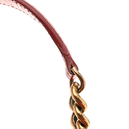 Chanel Glazed Calfskin Quilted Rita Top Handle Flap Red