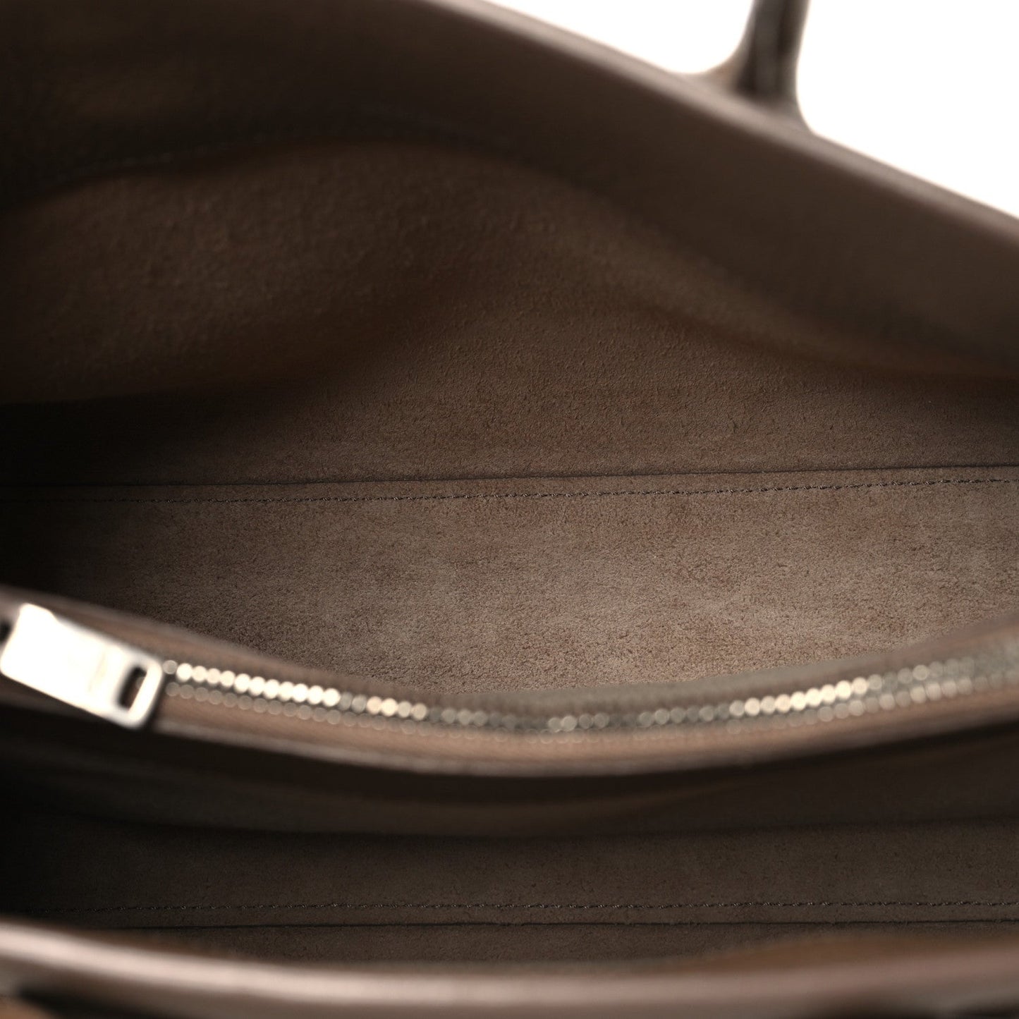 Saint Laurent Grained Calfskin Baby Sac De Jour Souple Taupe