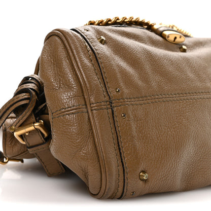 Chloe Calfskin Medium Paddington Capsule Satchel Elephant