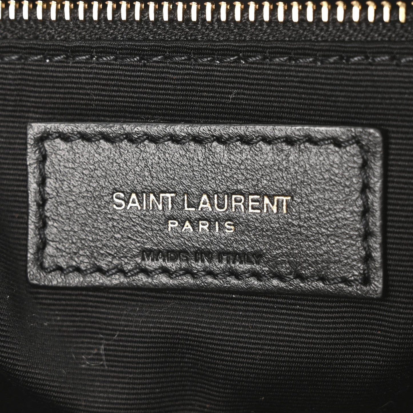 Saint Laurent Suede Shearling Quilted Le Pochon Natural Tan