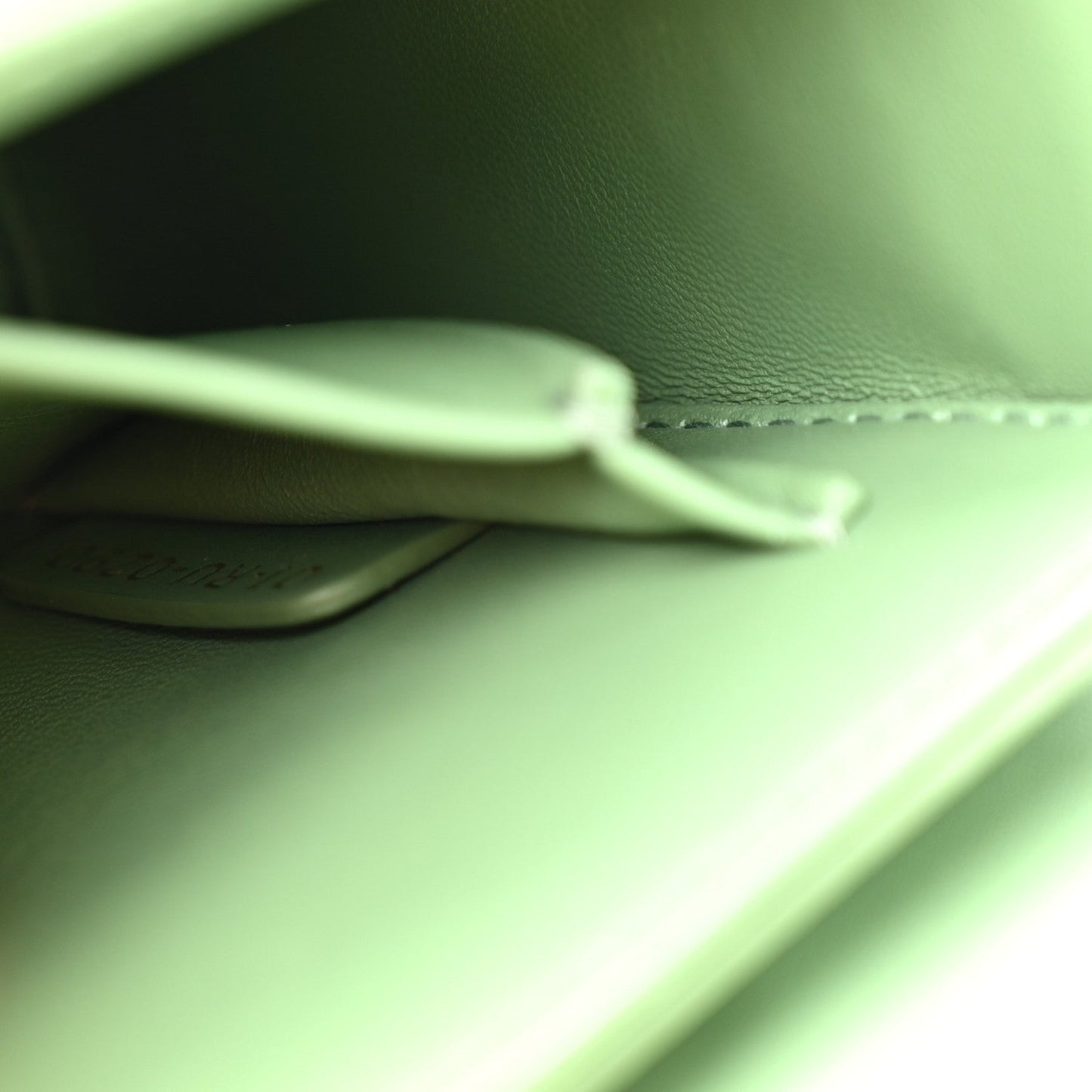 Christian Dior Box Calfskin 30 Montaigne Box Bag Mint Green
