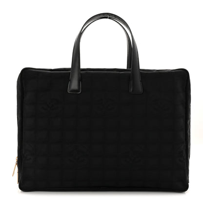 Chanel Nylon Travel Briefcase Black