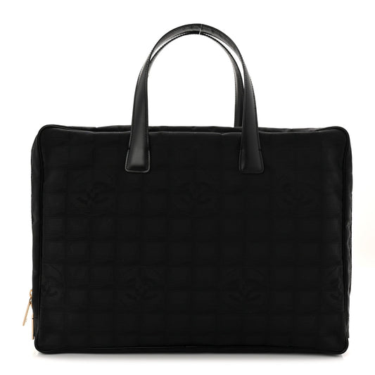 Chanel Nylon Travel Briefcase Black