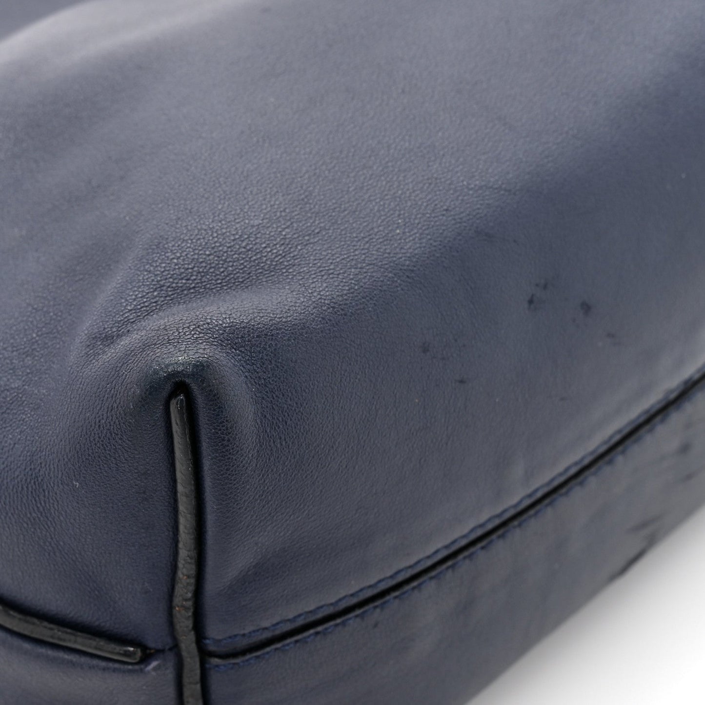 Loewe Calfskin Mini Flamenco Knot Clutch Abyss Blue
