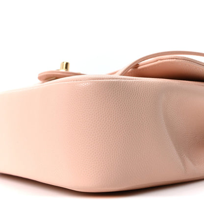 Chanel Shiny Caviar Preppy Coco Small Flap Light Pink