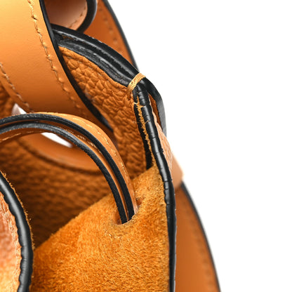 Loewe Grained Calfskin Medium Balloon Bag Saffron Yellow
