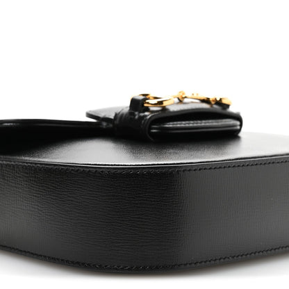 Gucci Azalea Calfskin Web Mini Horsebit 1955 Shoulder Bag Black