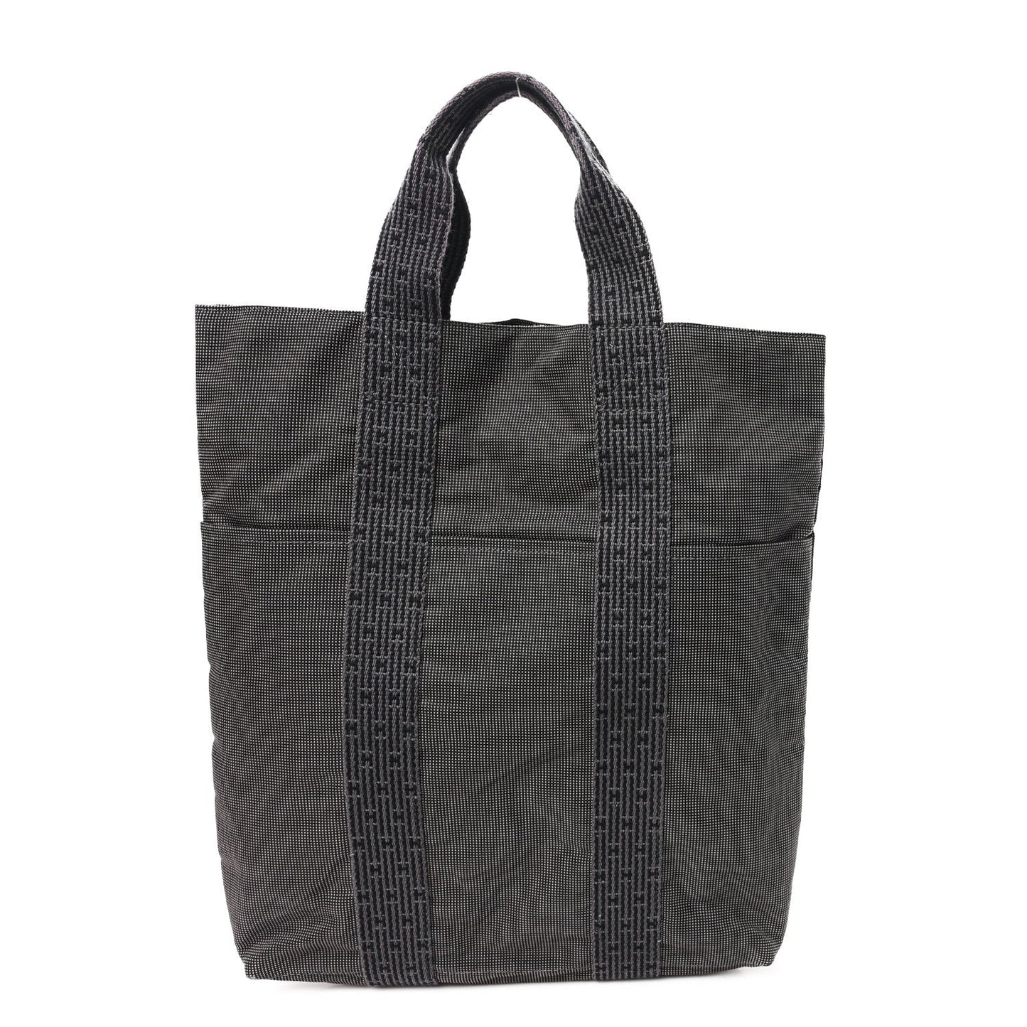 Hermes Canvas Herline Cabas Grey