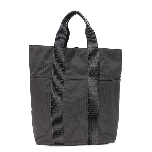 Hermes Canvas Herline Cabas Grey
