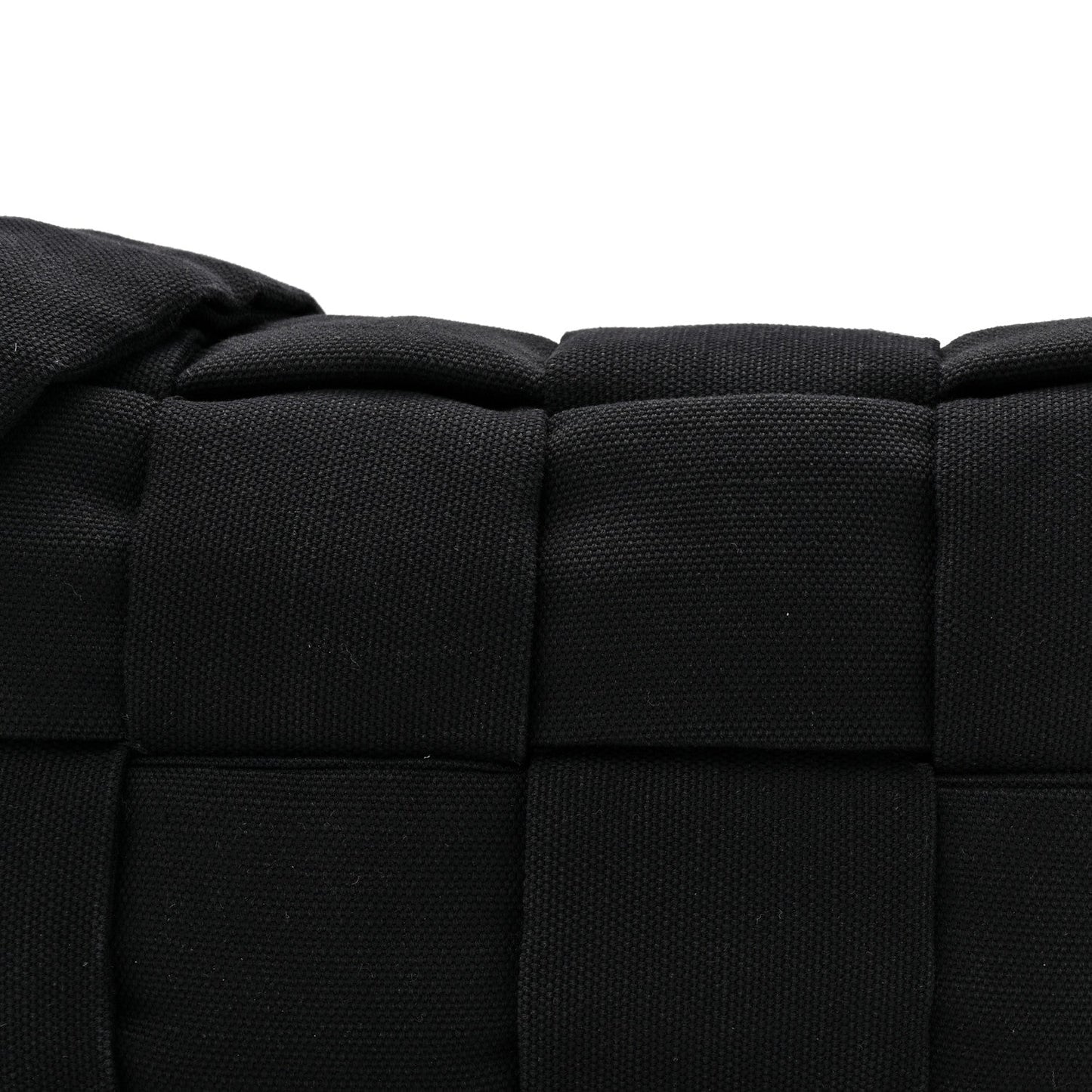 Bottega Veneta Denim Maxi Intrecciato Padded Tech Cassette Bag Black