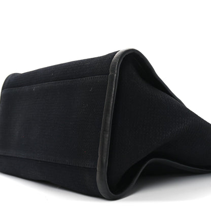 Chanel Canvas Medium Deauville Tote Black