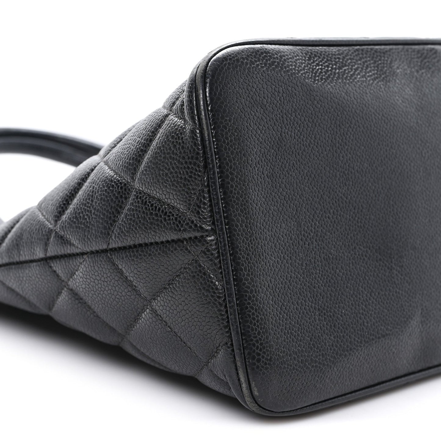Chanel Caviar Quilted Medallion Tote Black
