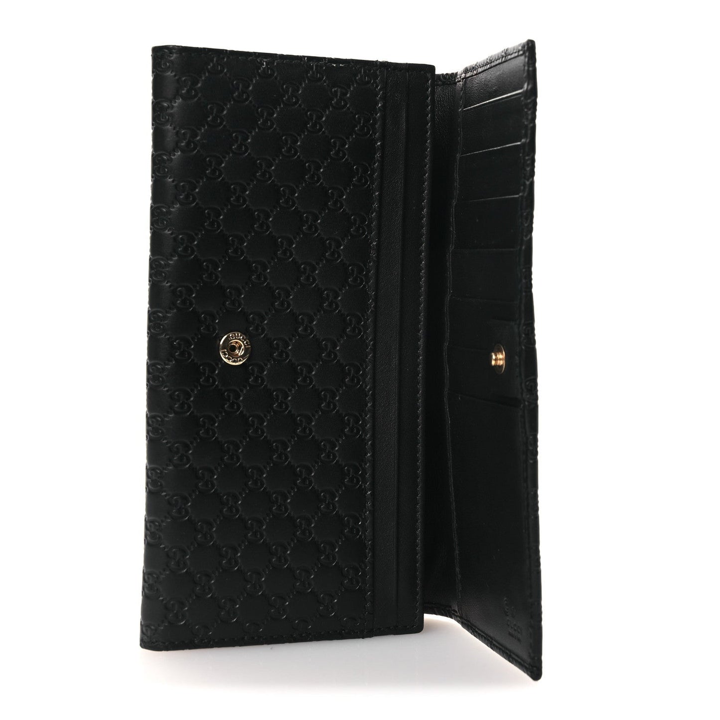 Gucci Soft Microguccissima Continental Wallet Black
