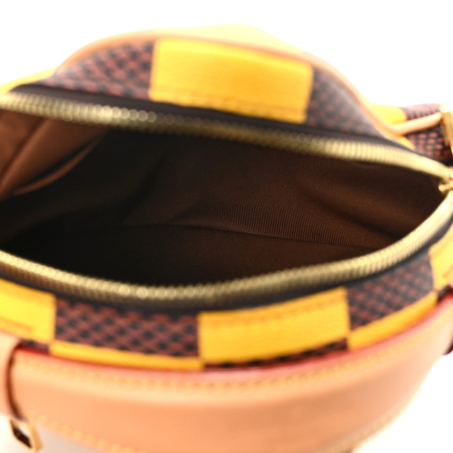 Louis Vuitton Damier Pop Chess Messenger Jaune Mat