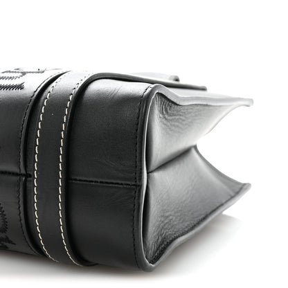 Chloe Calfskin Small Woody Tote Black