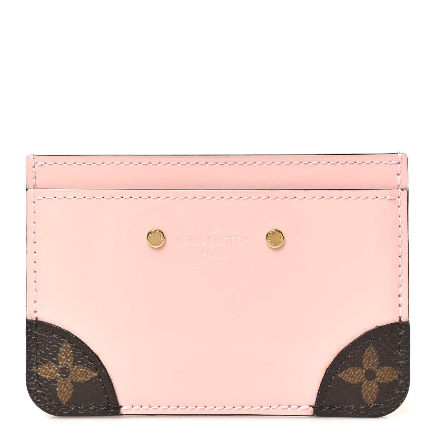 Louis Vuitton Patent Miroir Venice Card Holder Rose Ballerine