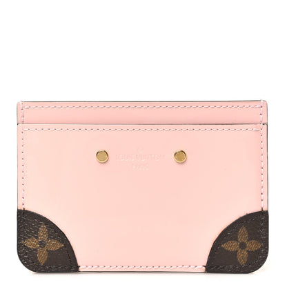 Louis Vuitton Patent Miroir Venice Card Holder Rose Ballerine