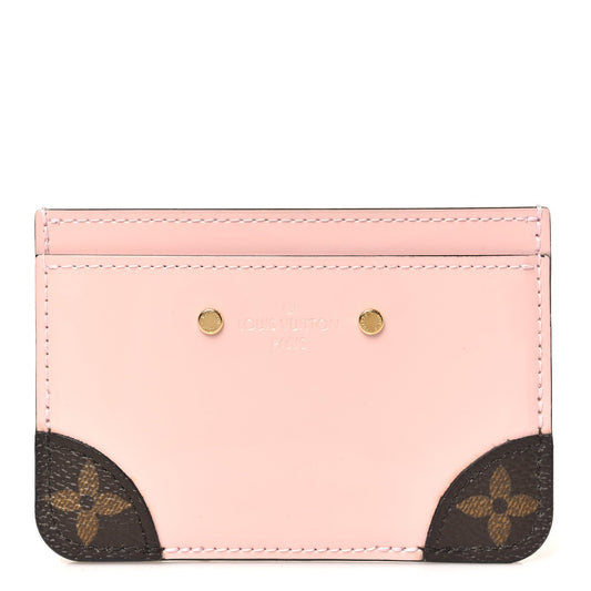 Louis Vuitton Patent Miroir Venice Card Holder Rose Ballerine