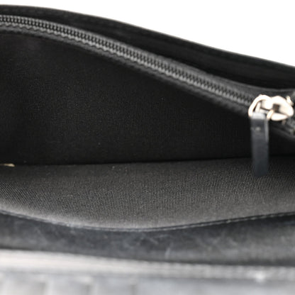 Chanel Caviar Quilted Boy Yen Wallet Black