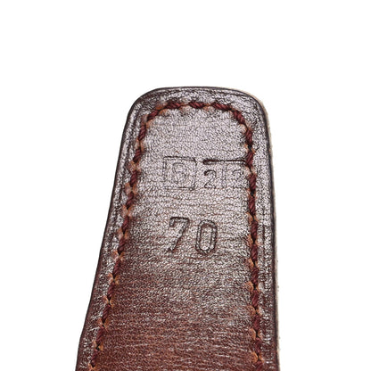 Hermes Box Gulliver 24mm Mini Constance H Belt 70 28 Black Havane
