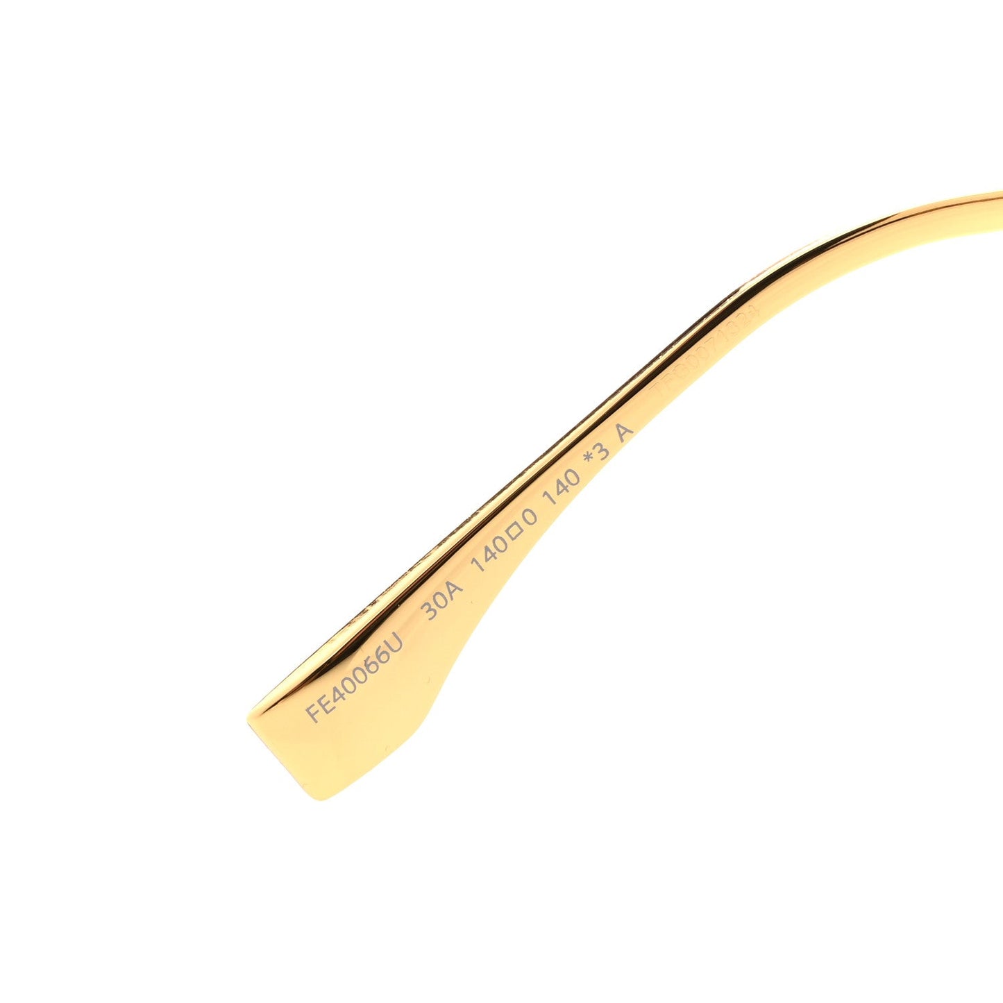Fendi Metal Fendigraphy Shield Sunglasses FE 40066U Black Gold