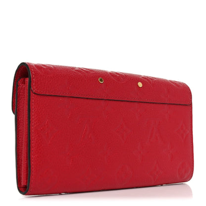 Louis Vuitton Empreinte Metis Wallet Scarlet