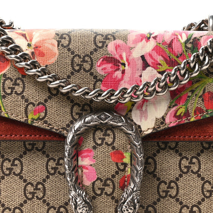 Gucci GG Supreme Monogram Blooms Mini Dionysus Shoulder Bag Beige Multicolor Dry Rose