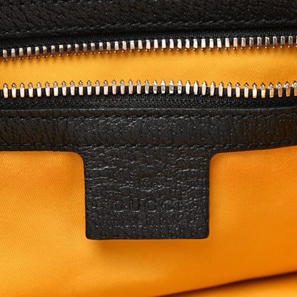 Gucci Econyl Nylon Monogram Off The Grid Utility Pocket Backpack Crop Black