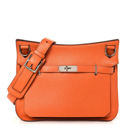 Hermes Taurillon Clemence Jypsiere 28 Orange