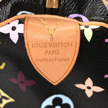 Louis Vuitton Monogram Multicolor Speedy 30 Black