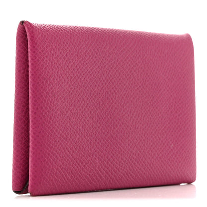 Hermes Epsom Calvi Card Case Tosca
