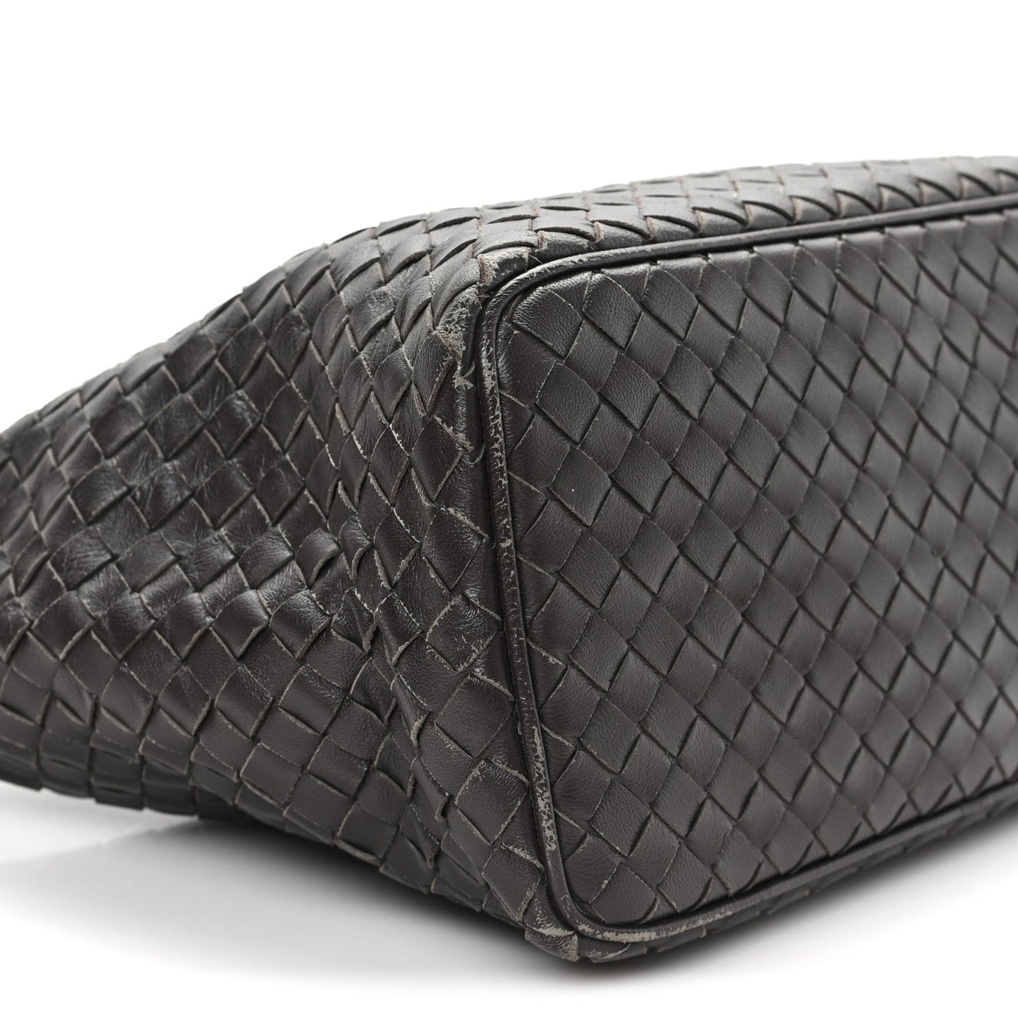 Bottega Veneta Nappa Intrecciato Small Shoulder Bag Ebano