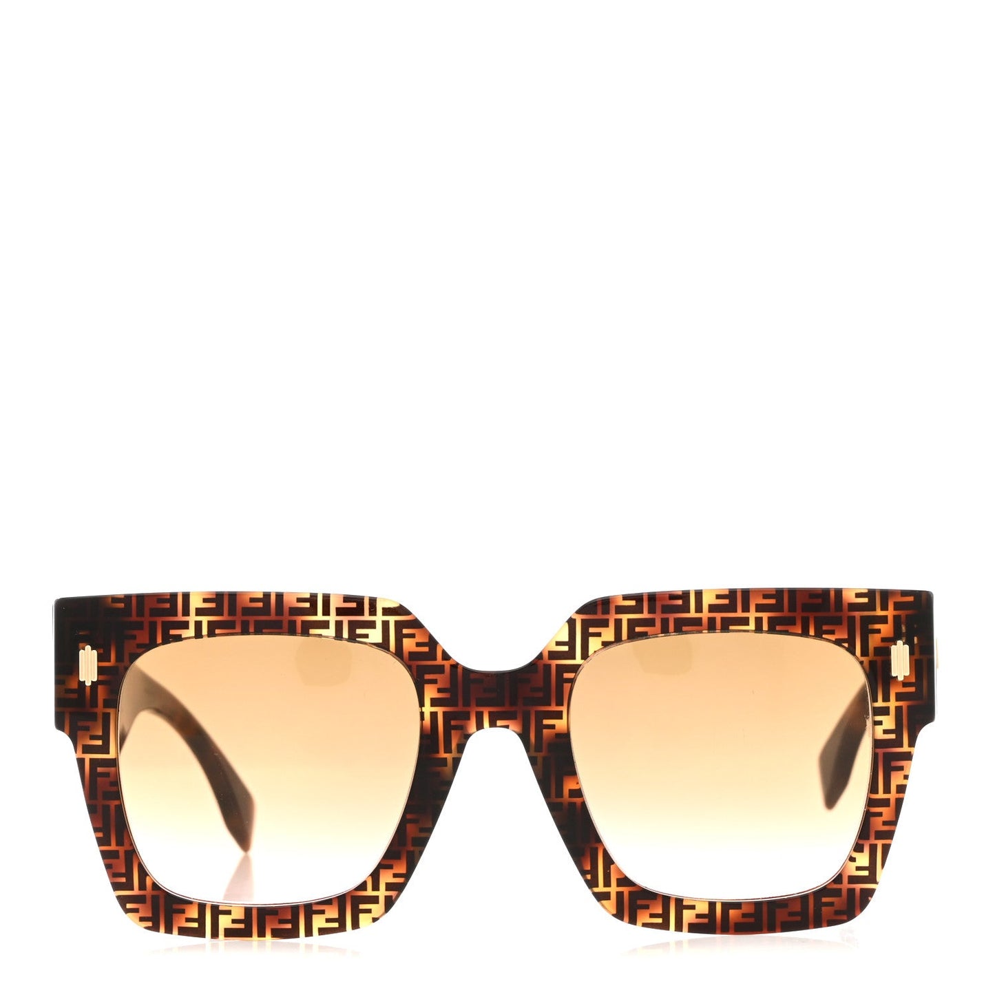 Fendi Acetate Fendi Square Sunglasses FF0457 Tortoise
