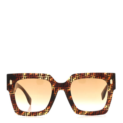 Fendi Acetate Fendi Square Sunglasses FF0457 Tortoise