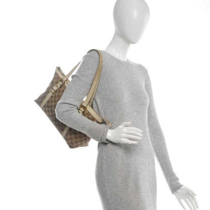 Gucci Monogram Medium Abbey Tote Off White