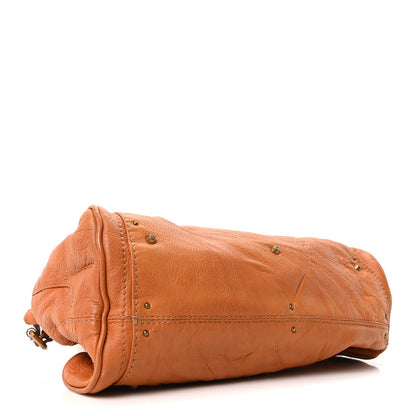 Chloe Calfskin Medium Paddington Satchel Tan