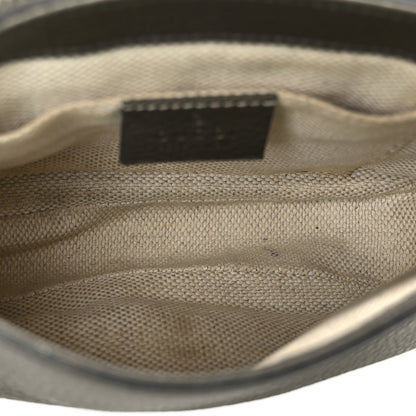 Gucci Metallic Pebbled Calfskin Small Soho Flap Crossbody Sasso